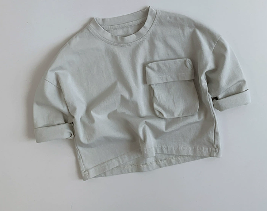 Wholesale 2026 Spring New Style Long Sleeve T-Shirt Unisex Kids Versatile Cotton Top for Toddlers Korean Version Casual Children's Wear