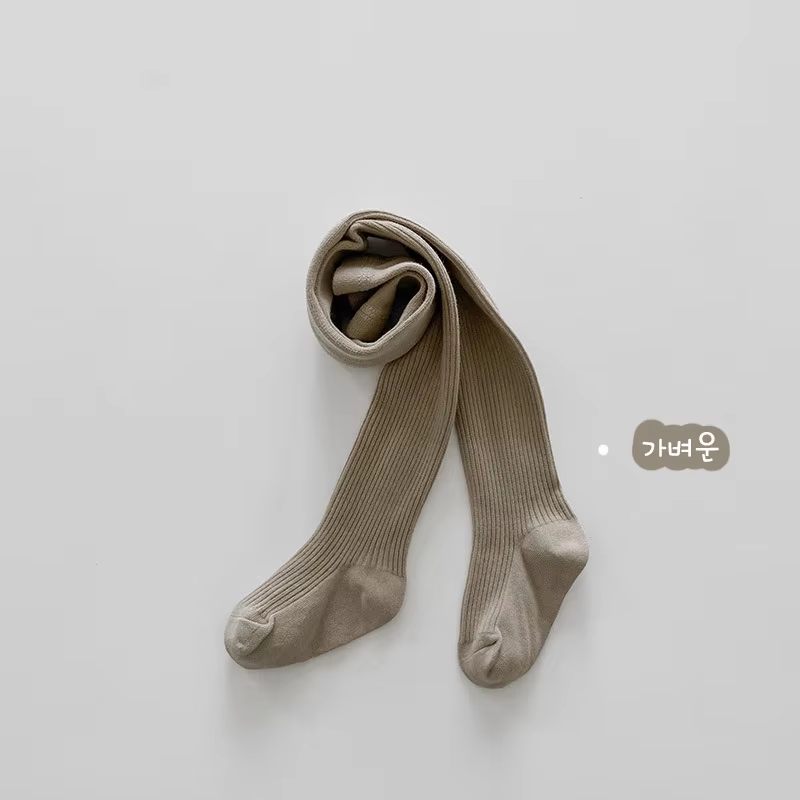 Wholesale Baby Girl Tights Cotton Knitted Leggings Kids Pants Solid Child Pantyhose Casual Stockings Girls Toddler Spring Clothes