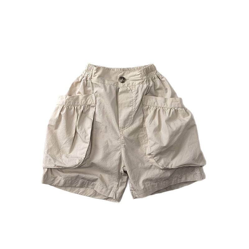 Wholesale Children's Clothes Boys and Girls Thin Pure Cotton Five-point Mid-length Pants Korean and Japanese Baby Shorts