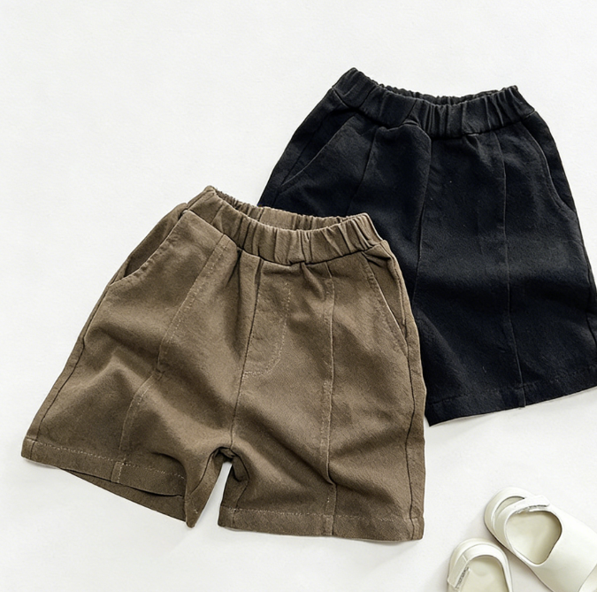 Wholesale 2026 Summer New Style Boys' Girls' Baby Shorts Korean-style Japanese Style Children's Seven-Point Versatile Wide-Leg Pants