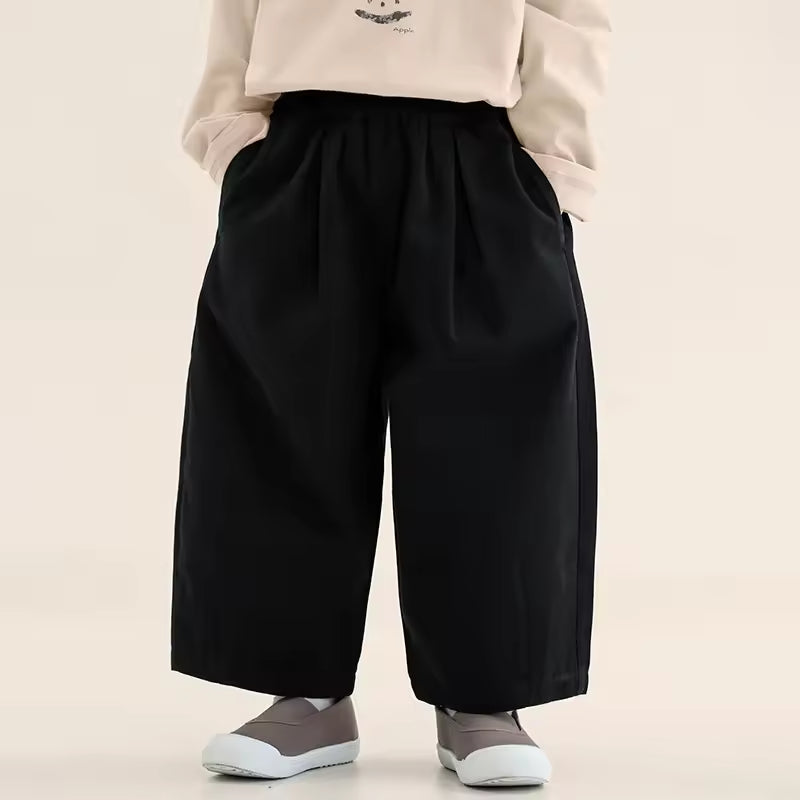 2025 New Baby Pants Spring and Autumn Kids Clothing Loose Casual Carrot Pants for Boys Small Baby Trousers