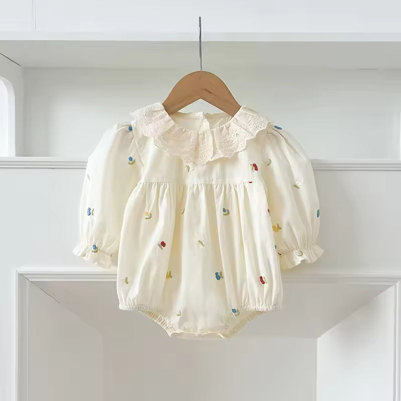 Girls' Dresses Baby Princess Dresses Spring Autumn Pure Cotton Baby Infants' Clothes Children's Sister Dresses
