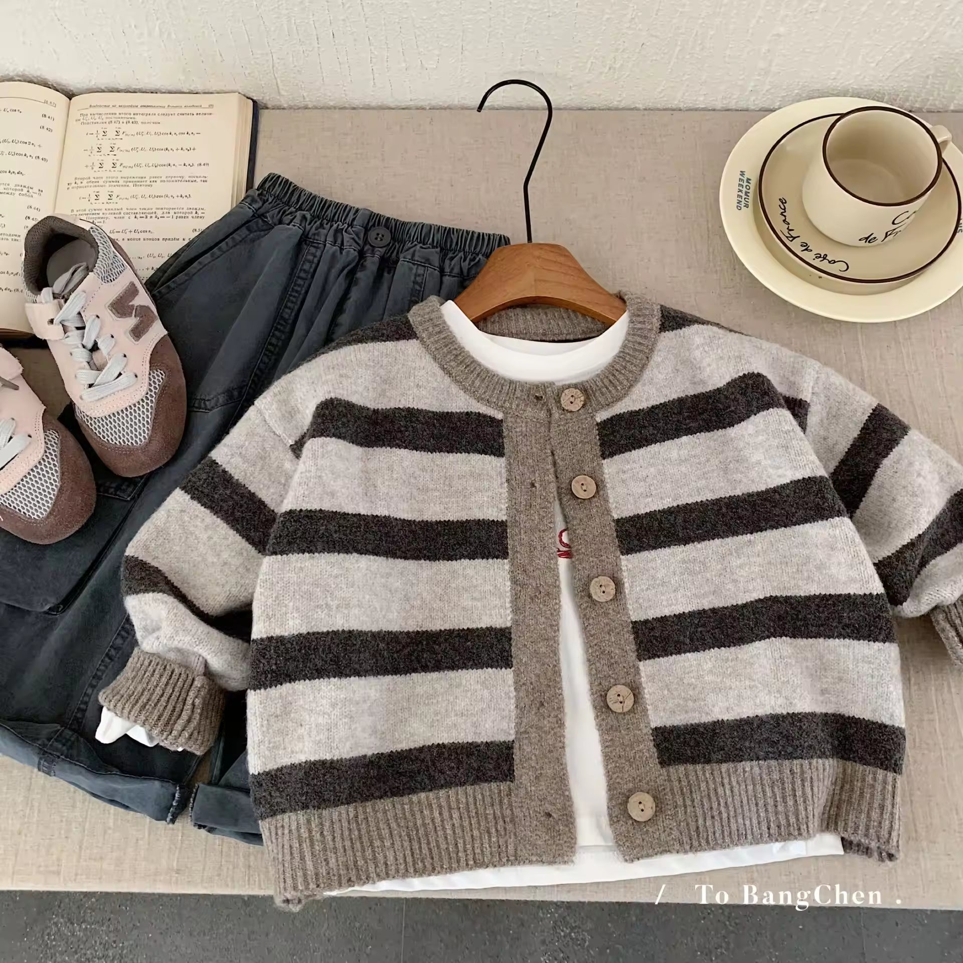 Mother, Kids & Toys Children's Clothing Boy's Clothing Boys sweaters Children's Sweater 2025 Autumn New Style Korean Style Boys' Stylish Knitted Cardigan Children's Clothing Wholesale