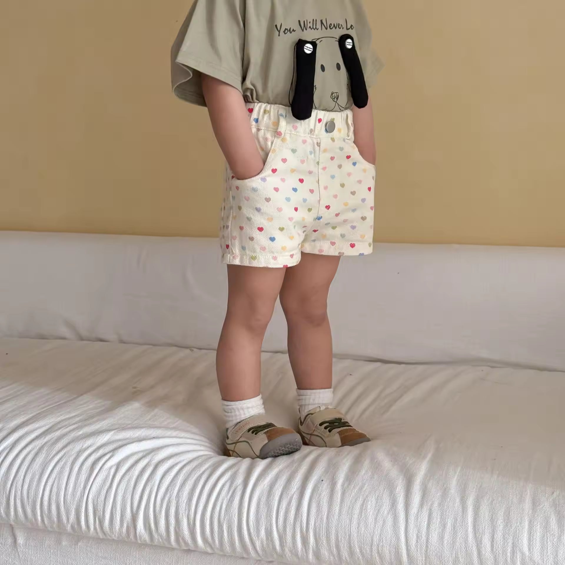Wholesale 2026 Children's Clothes Casual Shorts Summer Pure Cotton Girls' Outdoor Wear Fashion Baby Boys' Three-quarter Shorts