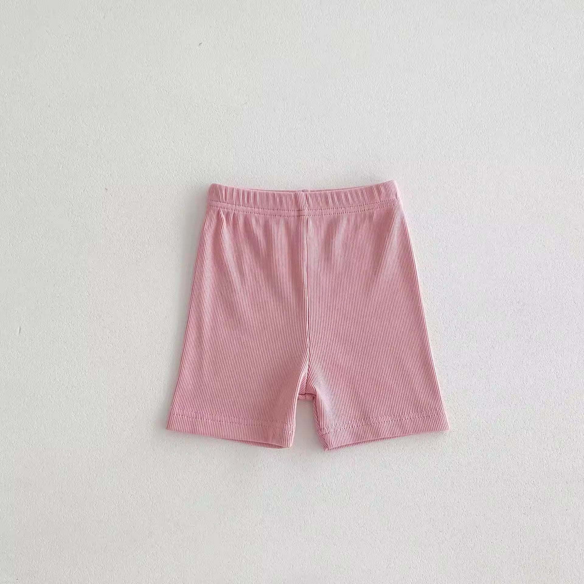 Wholesale Summer New 2026 Boys and Girls Middle-aged Children's Cotton Leggings Thin Striped Pants Outerwear Shorts