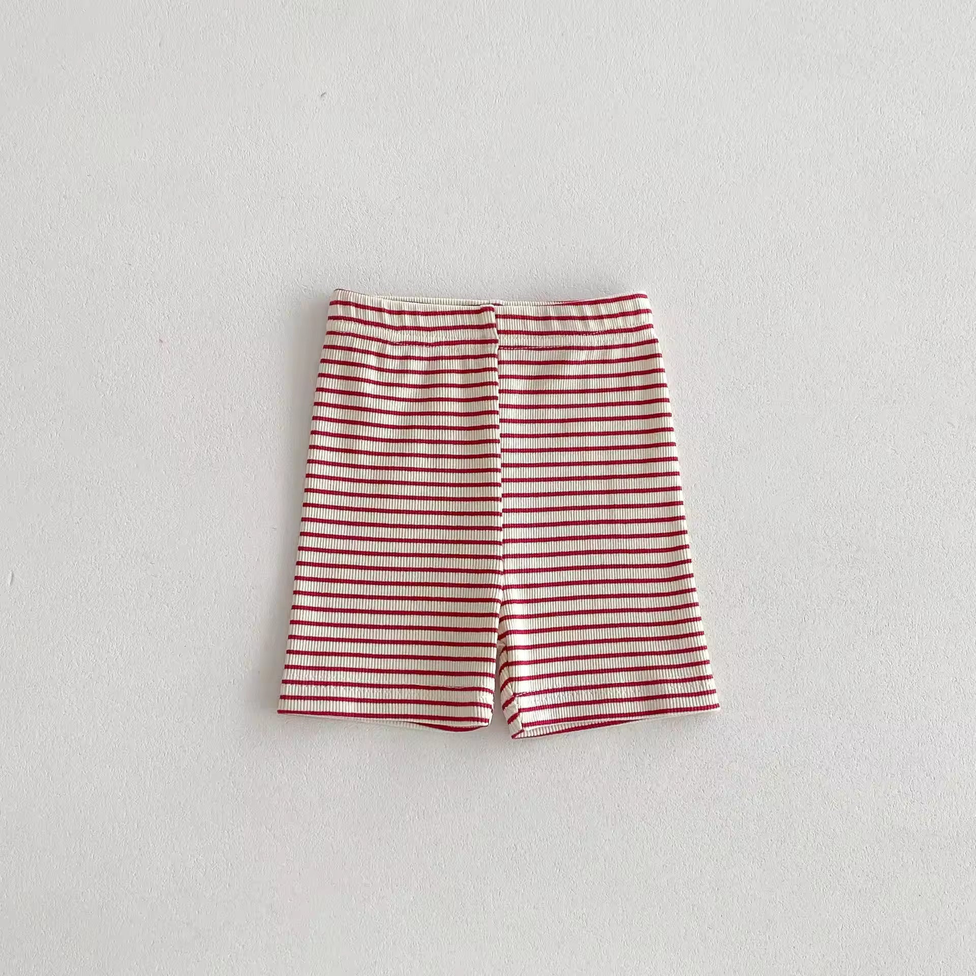 Wholesale Summer New 2026 Boys and Girls Middle-aged Children's Cotton Leggings Thin Striped Pants Outerwear Shorts